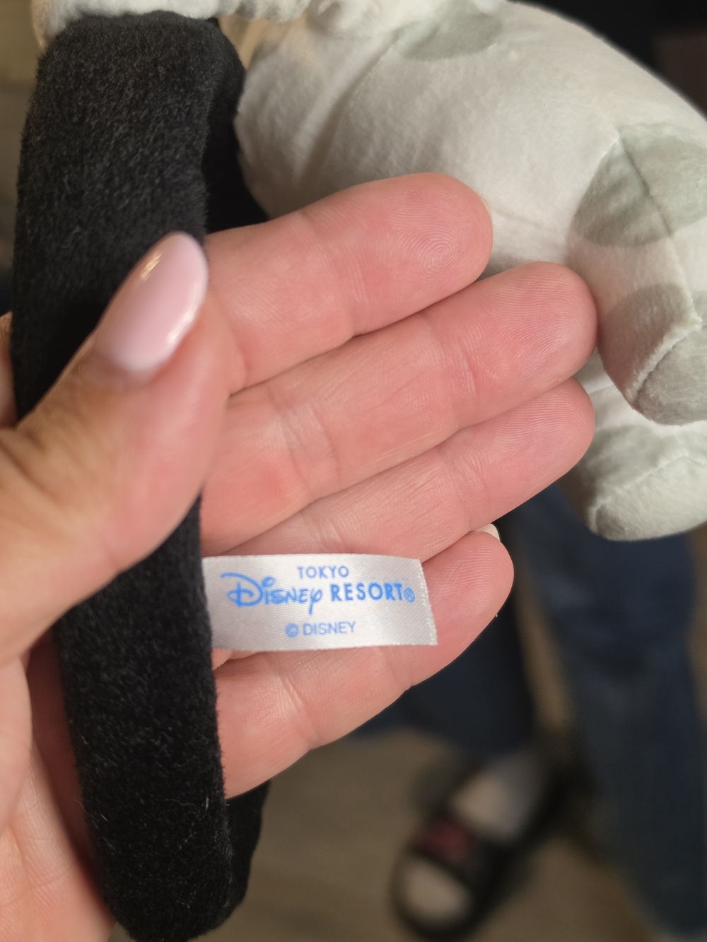 Tokyo Disney Plush Baymax Headband in White and Black - Picture 2 of 4